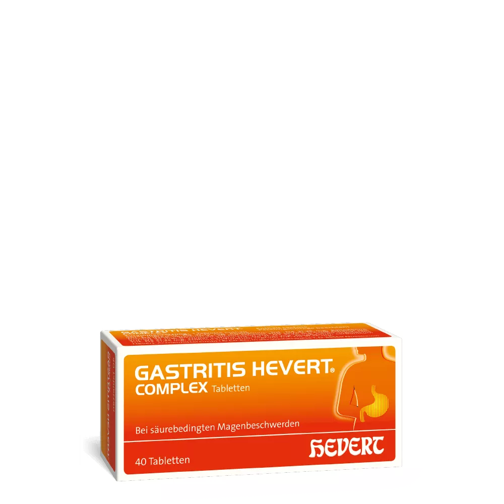 Gastritis Hevert Complex bei säurebedingten Magenbeschwerden